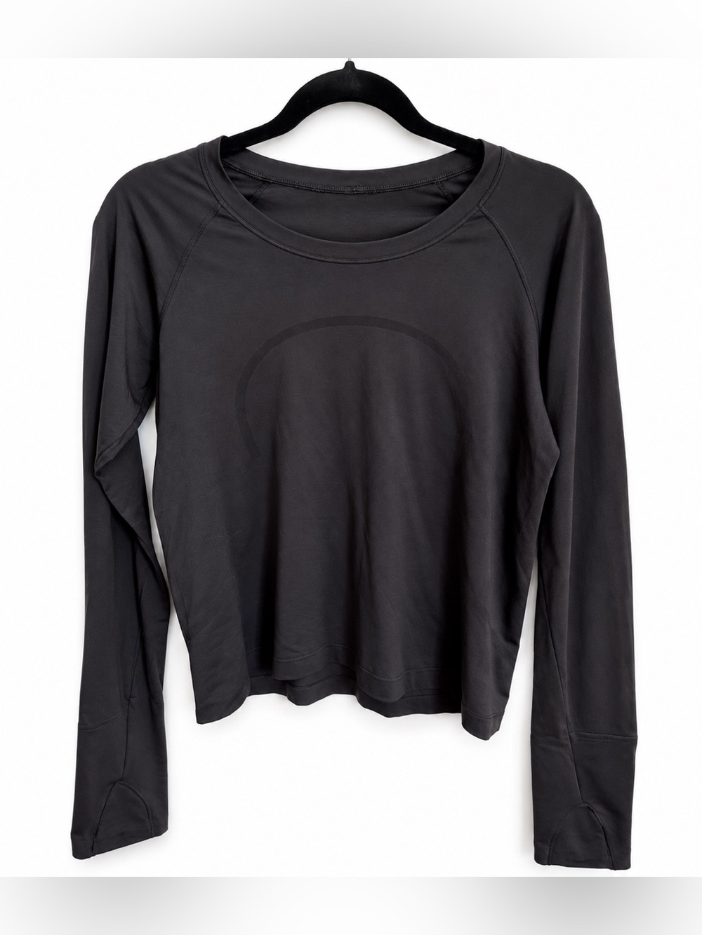 lululemon athletica Black Long Sleeve Crewneck Top
